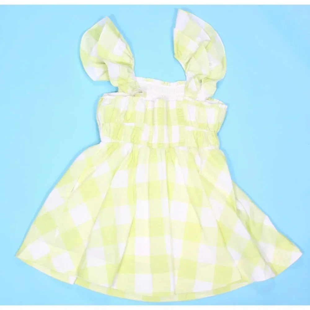 New Anthropologie Maeve Square-Neck Flutter-Sleeve Shirred Dress sz XL NWT /414 - Picture 5 of 8